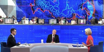 "Медиалогия" подсчитала популярность прямой линии с Путиным в интернете