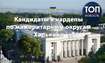 Стать депутатом: Полный список зарегистрированных кандидатов по мажоритарным округам Харькова