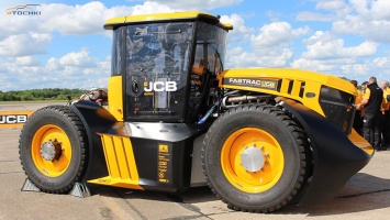 JCB Fastrac на шинах BKT Ridemax обновил британский рекорд скорости для тракторов