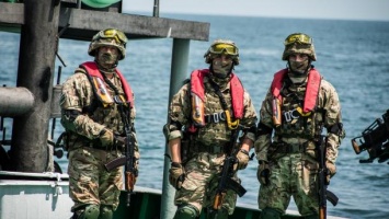 Пограничники и ВМС показали как будут уничтожать российские суда-нарушители в Азовском море