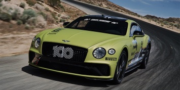 Гоночный Bentley Continental GT установил рекорд на горе Пайкс-Пик