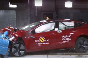 Европейцы провели краш-тест Tesla Model 3 и обновили рейтинг безопасности 2019 года