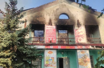 Пожар на оккупированном Донбассе тушили 6 часов