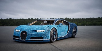 Lego привезет в Россию полноразмерную копию гиперкара Bugatti Chiron