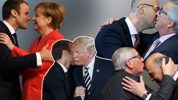 Жаркие поцелуи и объятия мировых лидеров и украинских политиков: эпичные фото вас удивят