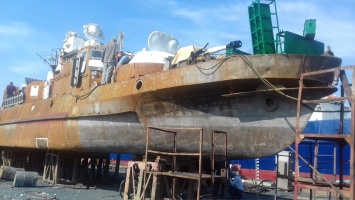 Измаильский завод отремонтировал катер морской охраны