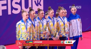 Украинки завоевали «серебро» Универсиады-2019 по художественной гимнастике в групповых упражнениях