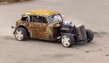 Украинец превратил старый Opel в бешенный хот-род