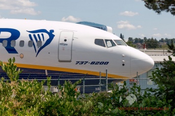 На Boeing 737 Max Ryanair изменили обозначение модели самолета
