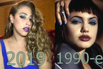 Визажисты паникуют: «Безвкусный» макияж «лихих 90х» снова в моде?