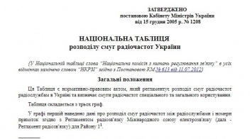 НКРСИ согласовала изменения в Национальную таблицу распределения радиочастот Украины под запуск 5G