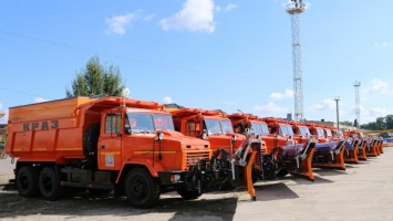 Киевскому облавтодору передано очередную партию дорожных машин