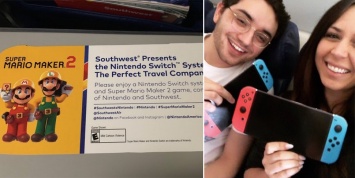 Пассажирам рейса Southwest Airlines бесплатно раздавали Nintendo Switch