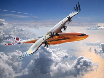 Airbus представила концепт уникального пассажирского самолета, похожего на птицу