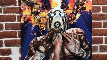 Авторы Borderlands 3 показали ранние варианты обложки - псих все-таки стрелял в себя из трех конечностей