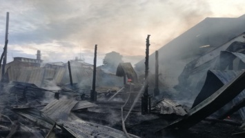 В Нежине в масштабном пожаре полностью сгорел комбинат