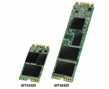 Transcend MTS430S и MTS830S форм-фактора M.2 рассчитаны на ультрабуки и компактные ноутбуки