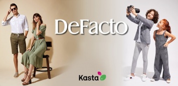 Ведущий турецкий бренд одежды DeFacto начинает сотрудничество с украинской платформой Kasta.ua