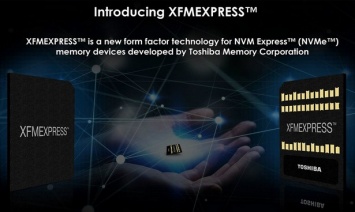 Представлен новый стандарт твердотельных накопителей Toshiba XFMExpress