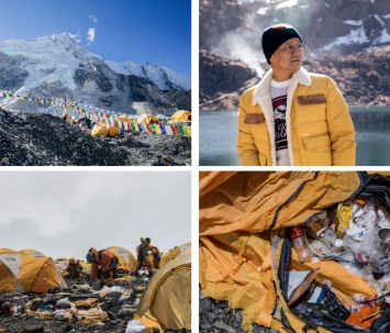 Bally очистили Эверест от двух тонн мусора