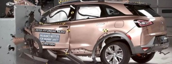 Водородный Hyundai Nexo получил наивысший бал безопасности IIHS: видео