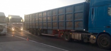 Патрульная полиция пропустила грузовики со щебнем в Николаев без взвешивания