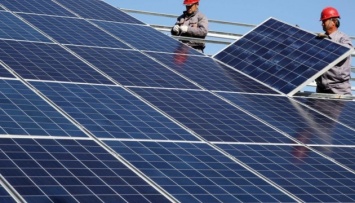 В Вольногорске литовская компания построила уникальную солнечную электростанцию