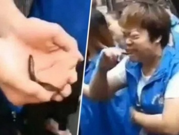Поили кровью и заставляли есть живую рыбу: в Китае сотрудников жестоко наказали за плохую работу (видео)