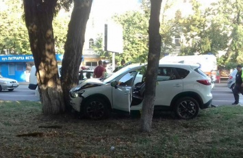 В Полтаве автомобиль влетел в дерево (фото)