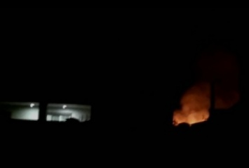 Из-за масштабного пожара под Мелитополем вся трасса была затянута дымом (видео)