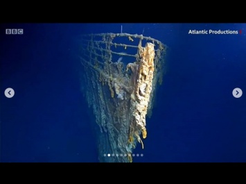 Затонувший "Титаник" впервые сняли в качестве 4К. Видео