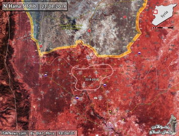 Сирийская армия полностью освободила Эль-Латаминский выступ от "Аль-Каиды". Карта