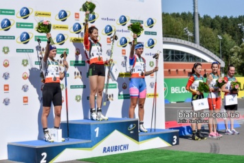 Екатерина Бех и Юрий Сытник завоевали «серебро» и «бронзу» ЧМ-2019 по летнему биатлону среди юниоров
