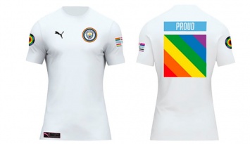 Тogether We Stand. Манчестер Сити выпустил футболки в поддержку ЛГБТ-сообщества. Фото