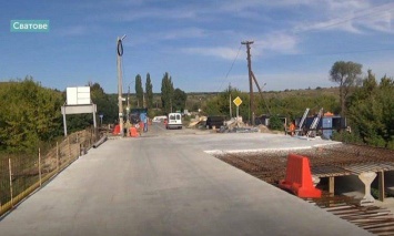 Как проходит ремонт автомобильного моста в Сватово