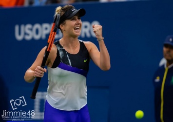 Элина Свитолина впервые в карьере вышла в четвертьфинал теннисного турнира US Open