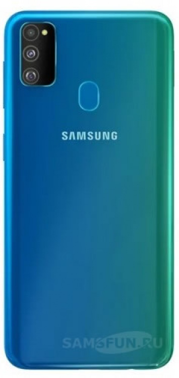 Samsung Galaxy M30s будет доступен в зелено-голубом градиенте