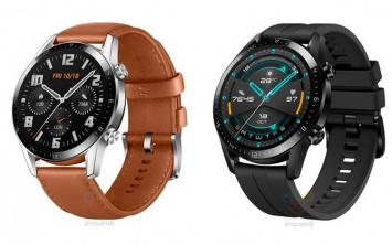 Смарт-часы Huawei Watch GT 2 с ЧСС-датчиком предстали на качественных рендерах