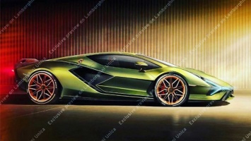Появились первые изображения нового Lamborghini Sian (ФОТО)