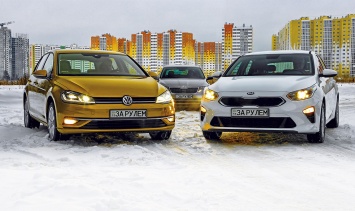 Skoda Octavia и Volkswagen Golf против Kia Ceed