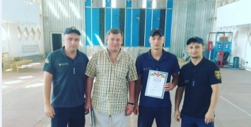 Криворожанин стал лучшим в Украине молодым начальником караула подразделения спасателей, - ФОТО