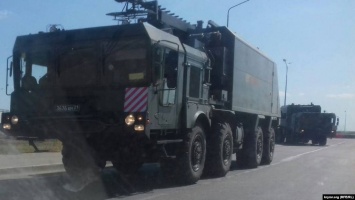 В Крыму оккупанты передислоцируют большое количество военной техники
