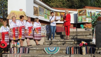 Жители Покровской тергромады сплели самый длинный тын в Украине