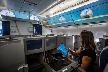 Airbus начал летные испытания технологии "умного салона" на борту реального самолета