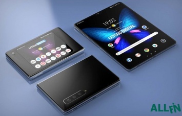 Новый смартфон Samsung сгибается в обе стороны