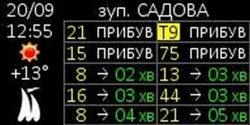 12-е по счету: в Николаеве на остановке общественного транспорта установлено информационное табло (ФОТО)