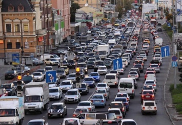 Киевские пробки признаны одними из крупнейших в мире