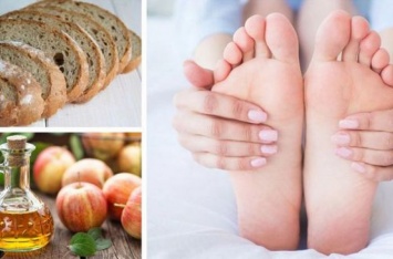 Повязка из хлеба с яблочным уксусом: вот что будет с вашими ногами