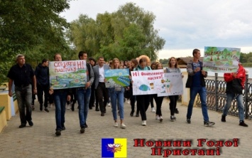 Жители Херсонщины вышли на экологический марш