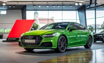 Audi A7 Sportback примерила ярко-зеленый цвет (ФОТО)